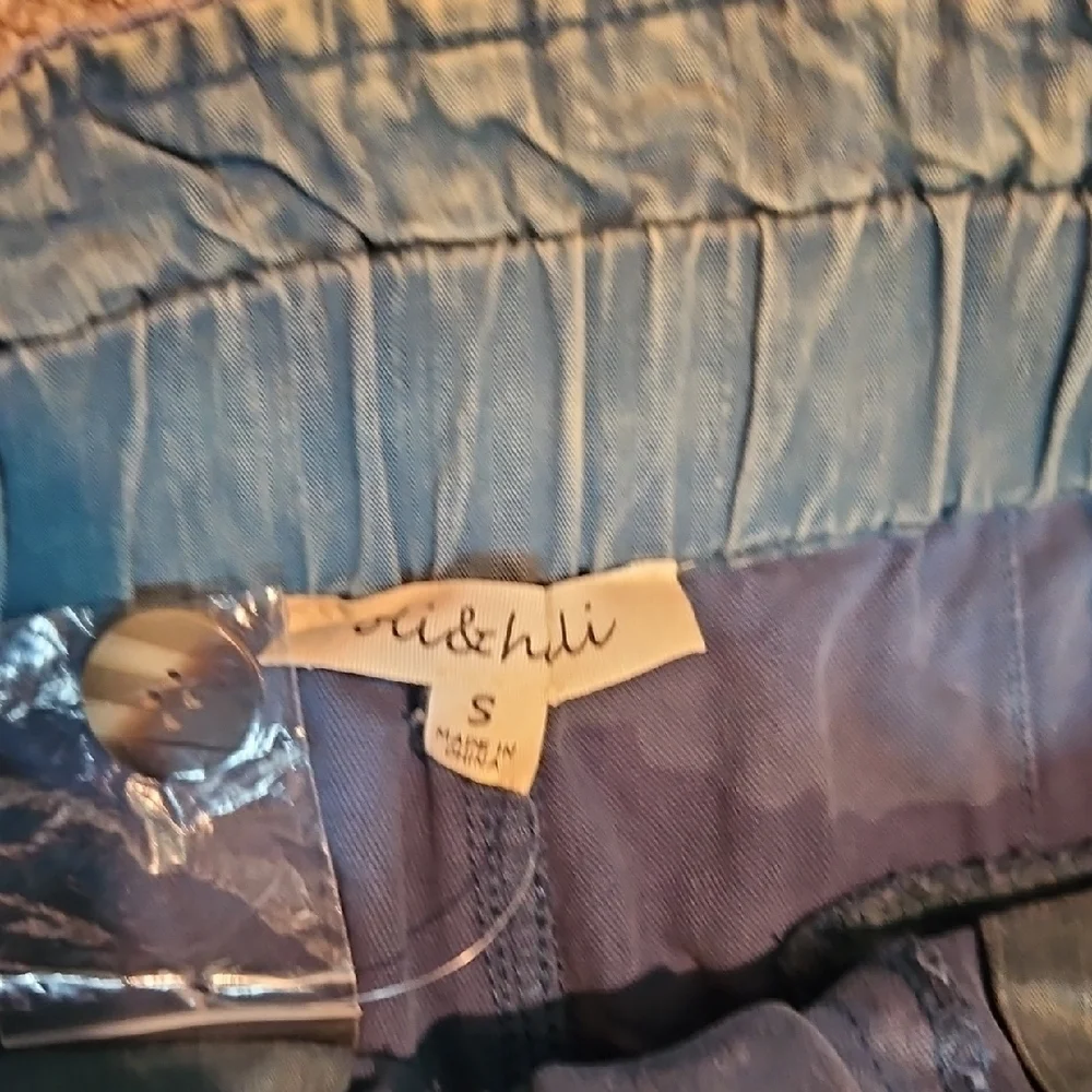 320 Oli & Hali Light Blue Drawstring Jeans - Picture 6 of 12